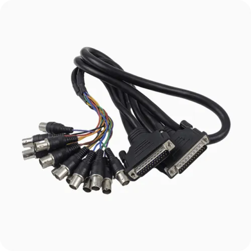 Custom D-Sub to XLR cable