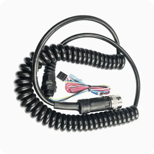 Custom TPU M16 coiled cable