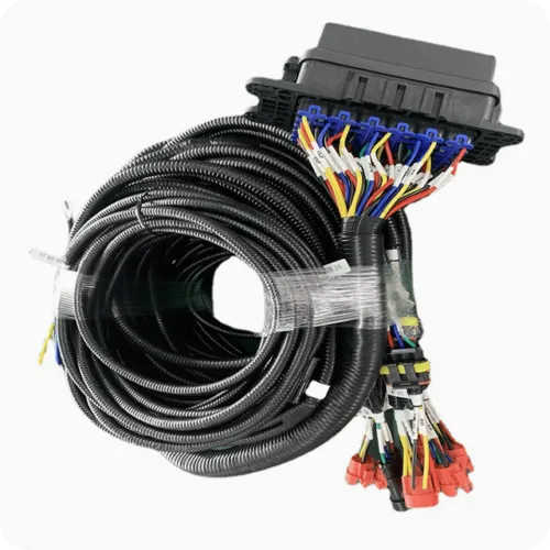 Custom auto fuse cable harness