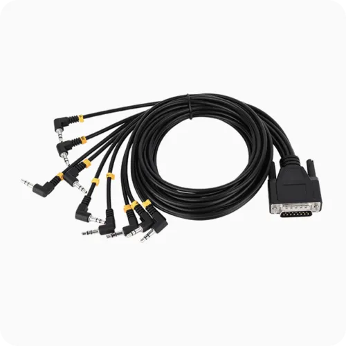 D-Sub cable to DC stere plug
