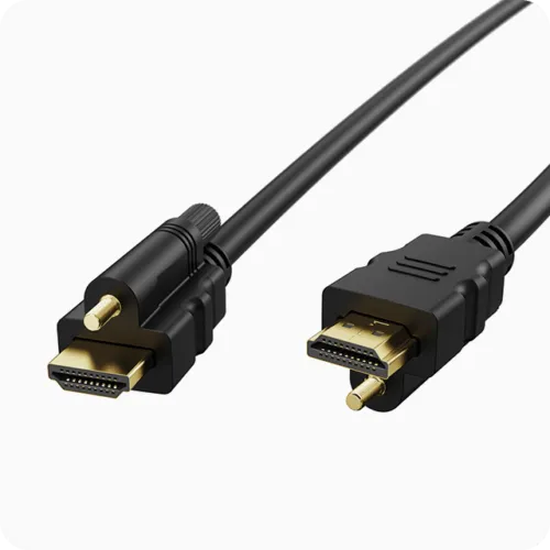 HDMI mounted by screws male to male
