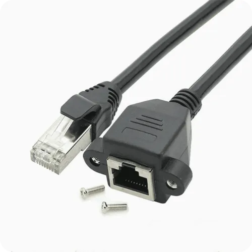Industrial overmolded RJ45 cable