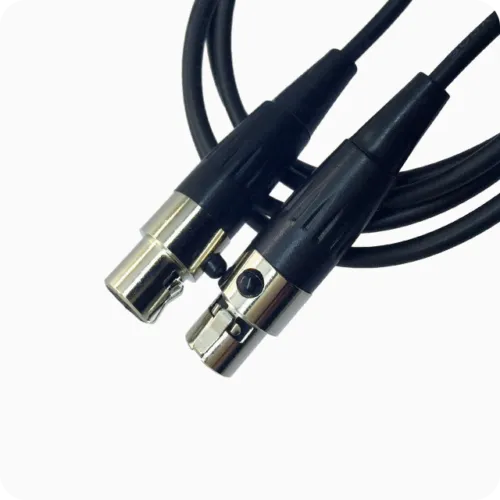 Mini XLR to Mini XLR male cable
