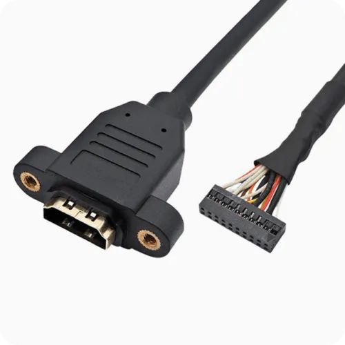 Mounted HDMI to molex Dupont connector