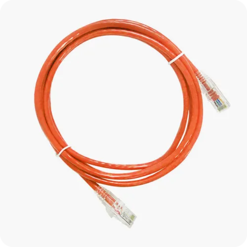 Orange color ethernet cable