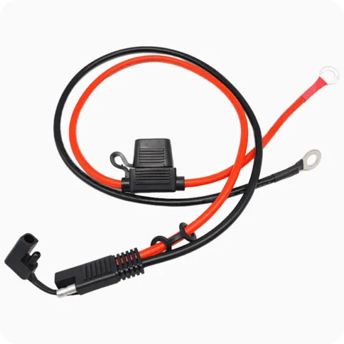 SAE bettery cable with fuse line holder