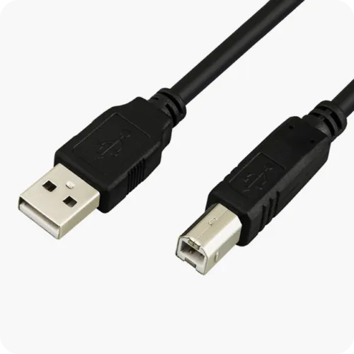 USB A to USB B male cable