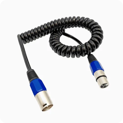 XLR Coiled cable
