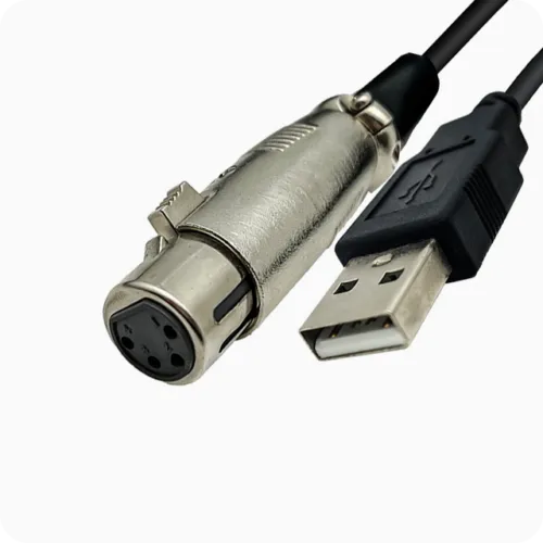 XLR Connector to USB cable